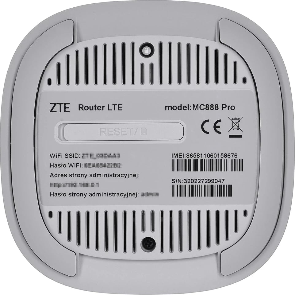 Router ZTE MC888 Pro 5G, i bardhë