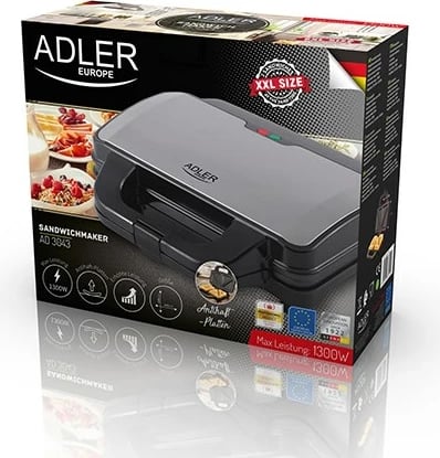 Toster Adler AD 3043, 1300 W, i zi 