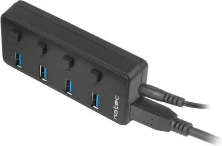 Hub Natec USB 3.0, 4 porte, i zi