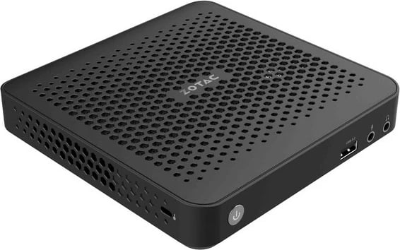 Mini PC barebone Zotac ZBOX MI351, Intel N100, 1xDDR5 SODIMM, M.2 SSD SLOT, GLAN, WIFI, BT, DP/HDMI, EU plug, e zezë