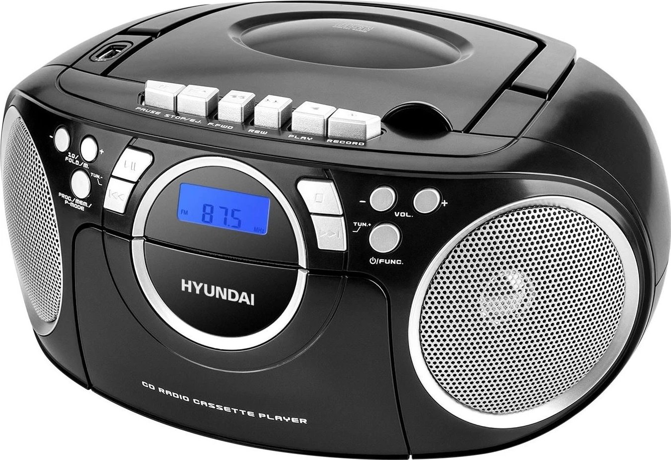 Sistemi Audio Hyundai TRC788AU3BS, me lexues CD dhe USB, FM Radio, zi