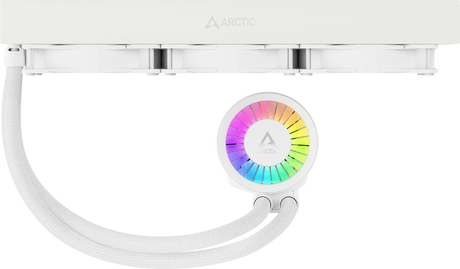 Ftohës për CPU me ujë ARCTIC Liquid Freezer III 360 A-RGB, 12 cm, i bardhë