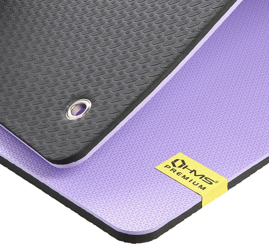 Tapetë fitness HMS Premium MFK07, me vrima, Purple