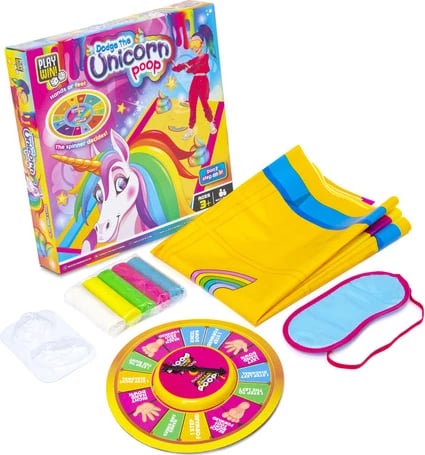 Play & Win Dodge The Unicorn Poop