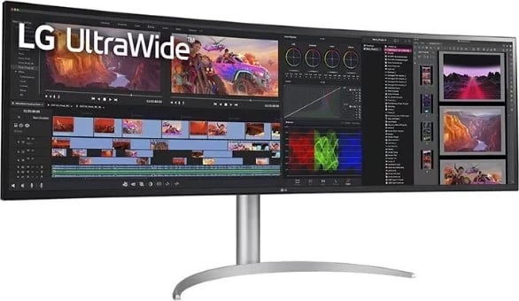 Monitor LG 49WQ95C-W, 49", 144Hz, i bardhë