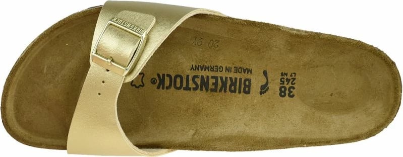 Papuqe për femra Birkenstock, të arta