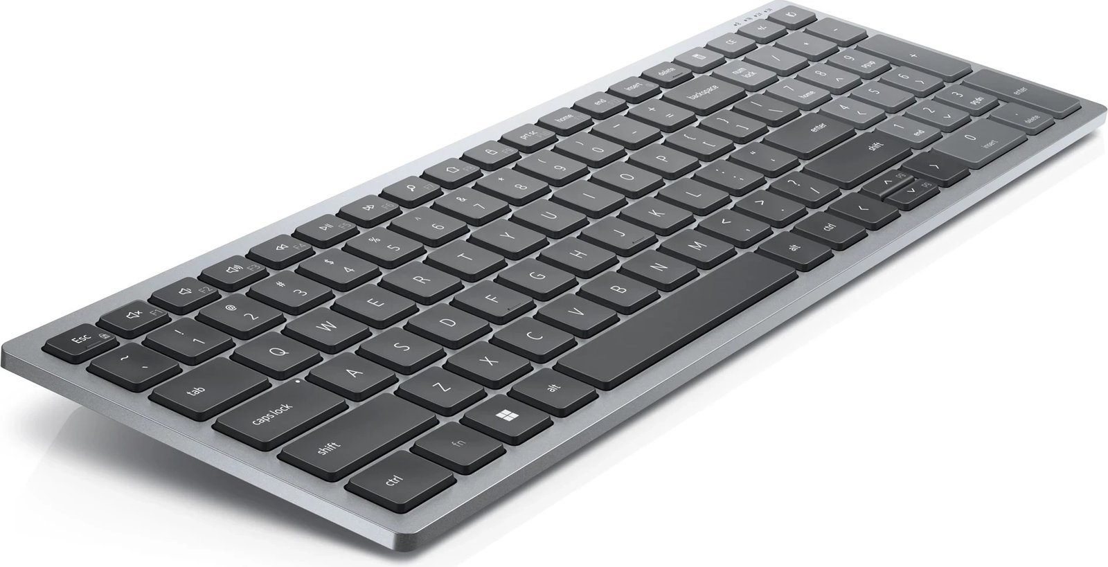 Tastierë Dell KB740, Wireless RF + Bluetooth, QWERTY Anglisht, Gri e Zezë