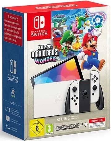 Konsolë Nintendo Switch OLED, Super Mario Wonder, e bardhë