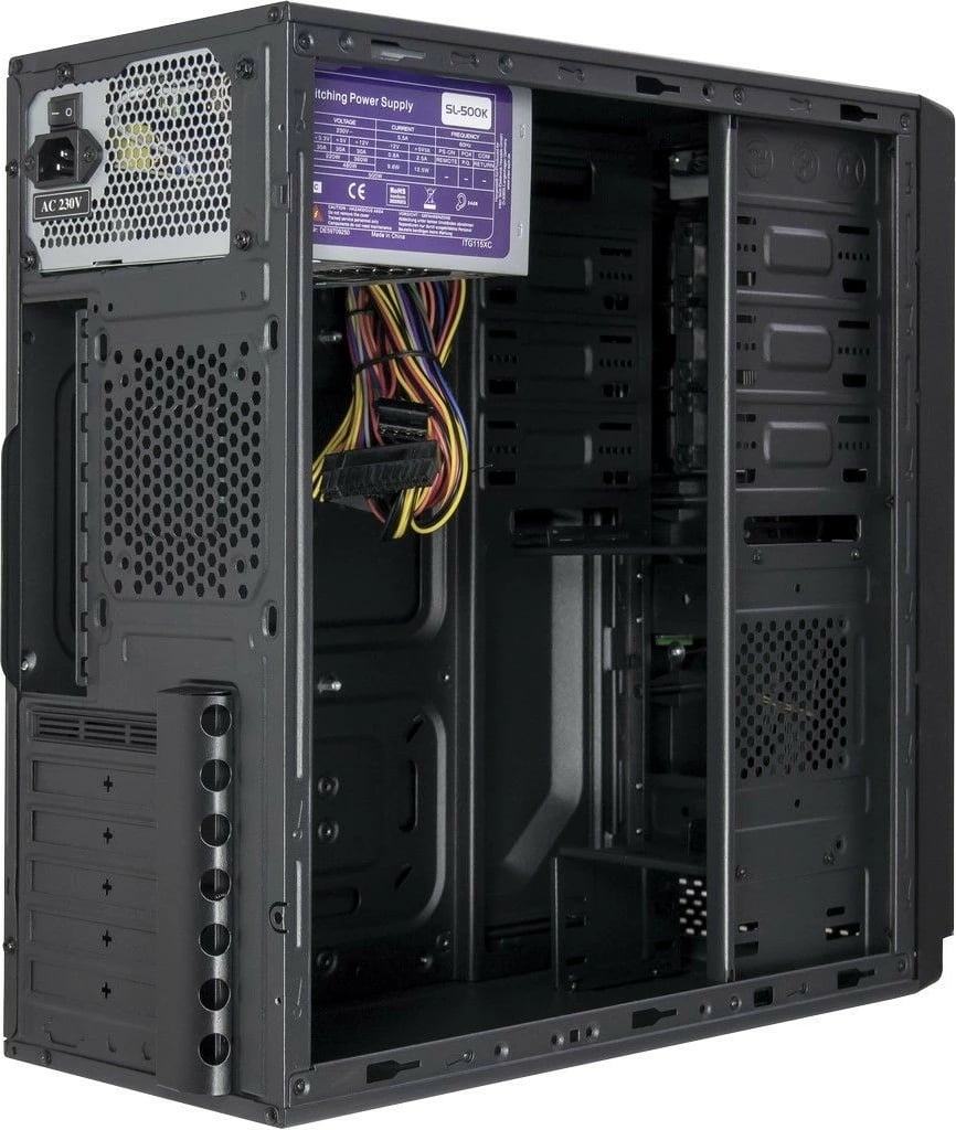 Kasë Inter-Tech IT-5916, Tower, PC, ATX, micro ATX, e zezë