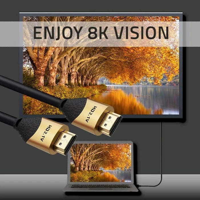 Kabëll HDMI Qoltec 50355, Ultra high speed 8K, 2m, Ari