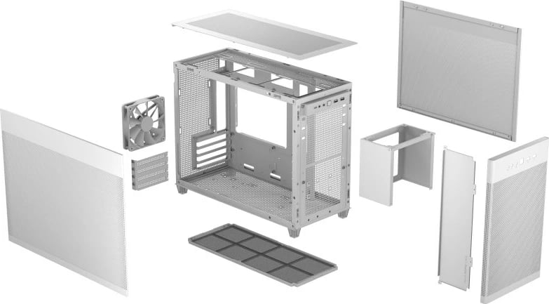 Kasë kompjuteri Asus AP20, MicroATX Mini Tower, e bardhë