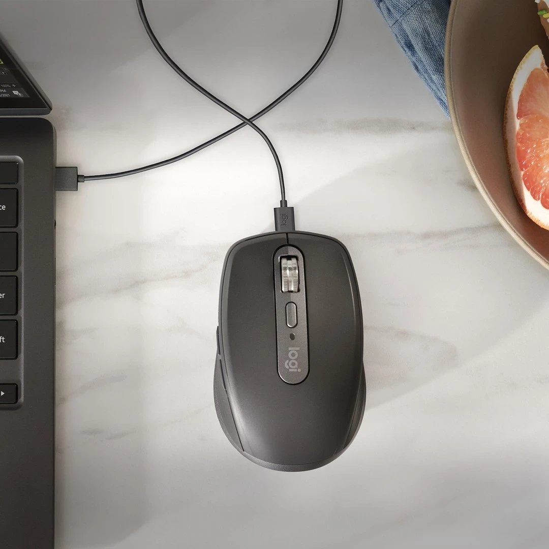 Maus Logitech MX Anywhere 3S, me lidhje RF Wireless + Bluetooth, 8000 DPI