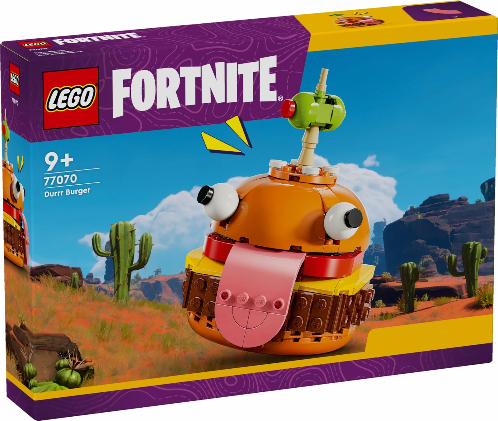 Set ndërtimi LEGO Fortnite Durrr Burger, 193 pjesë, plastikë, shumëngjyrësh