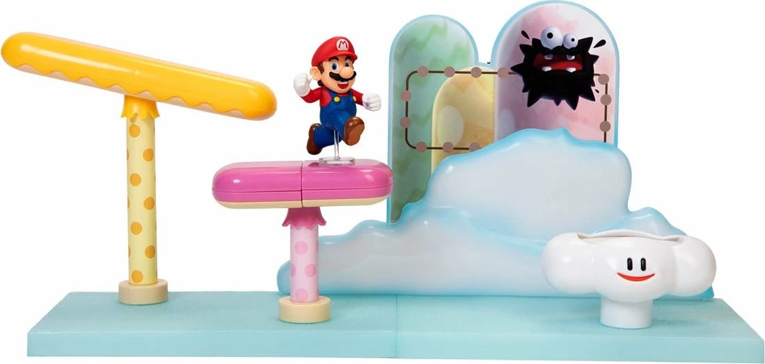 Super Mario - Cloud Playset and Mario Figure