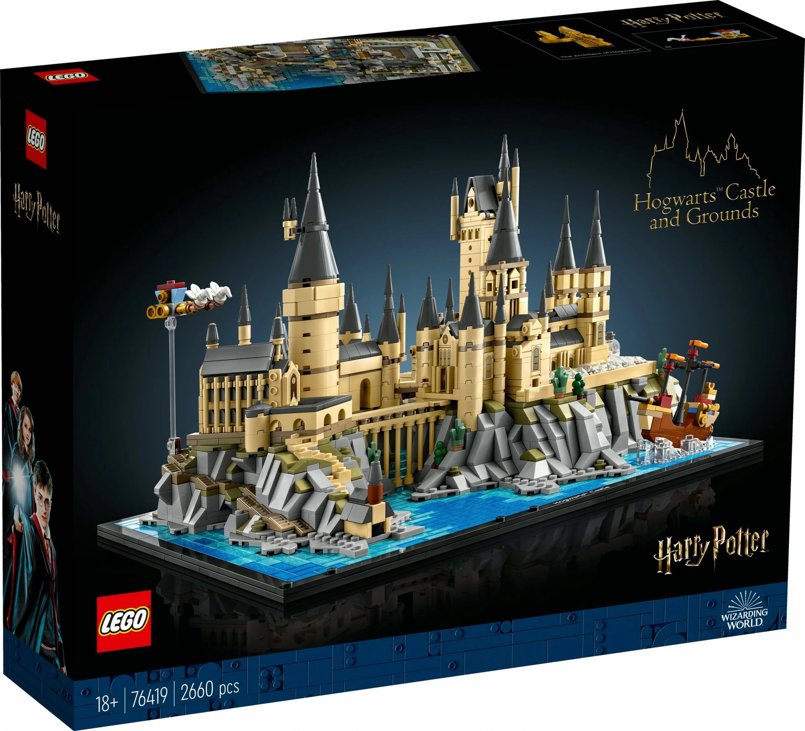 Set ndërtimi LEGO Hogwarts™ Castle and Grounds, 2660 copë