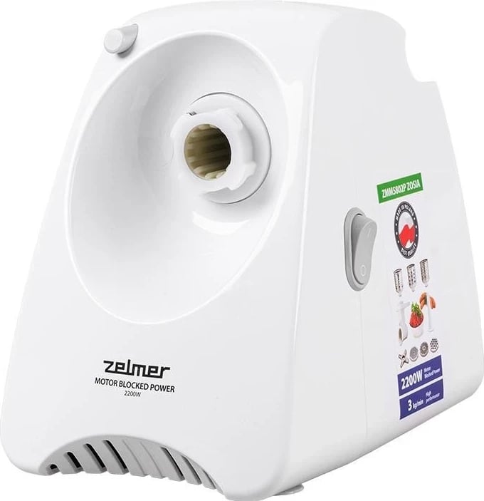 Makinë mishi Zelmer ZMM5801P, 2200W, e bardhë