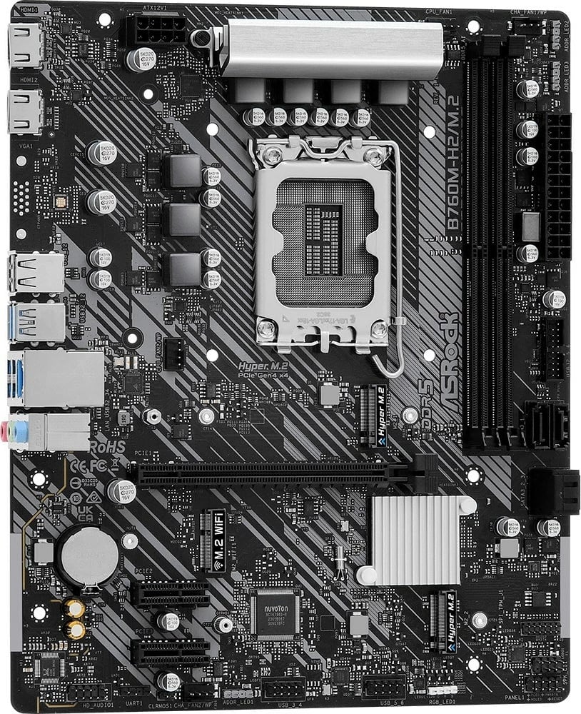 Pllakë amë ASRock B760M-H2/M.2