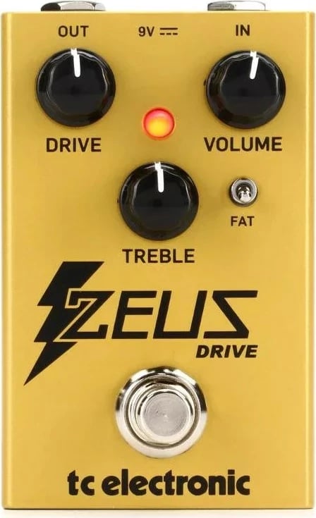 Efekt kitarë TC Electronic Zeus Drive, e verdhë