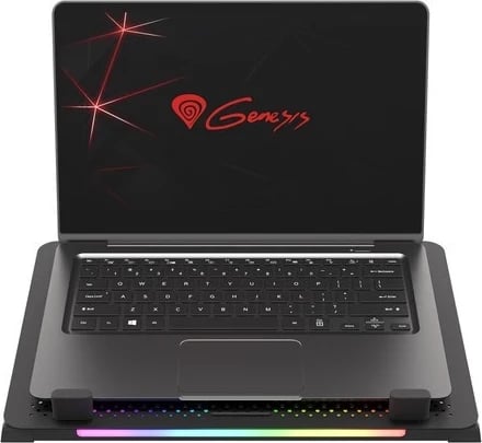 Kasë ftohëse për laptop Genesis, e zezë