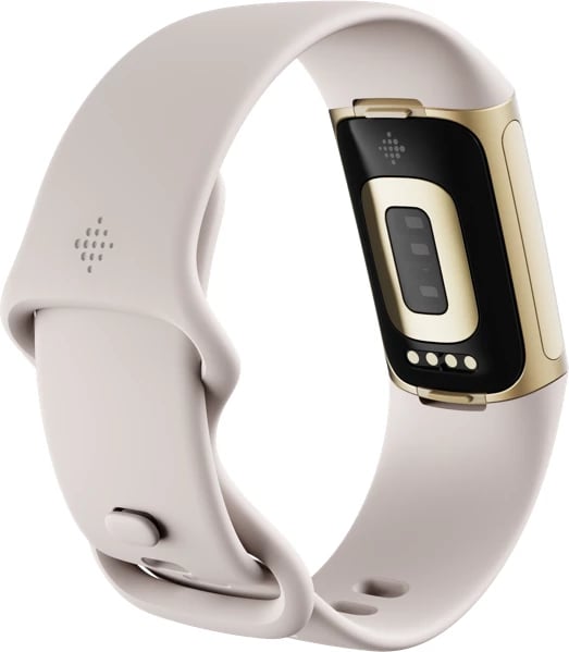 Smartwatch FitBit Charge 5, 1", e artë/bardhë