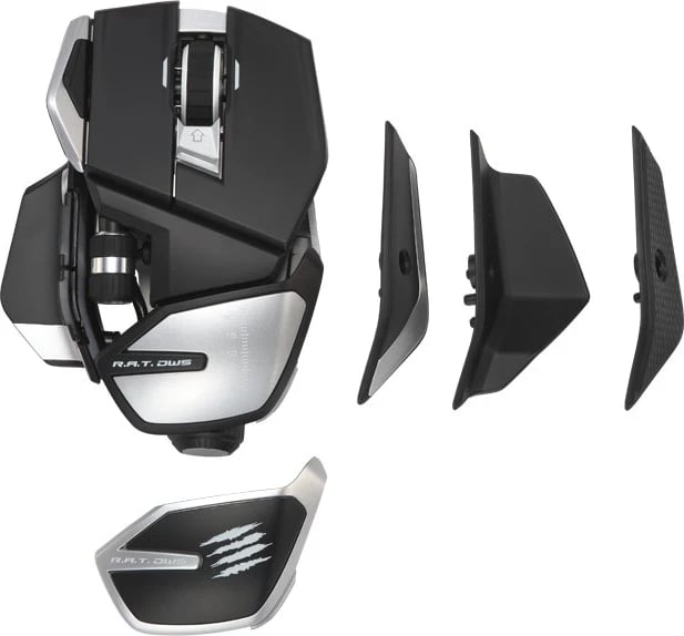 Maus për lojëra Mad Catz R.A.T. DWS, me Bluetooth dhe RF Wireless, 16000 DPI