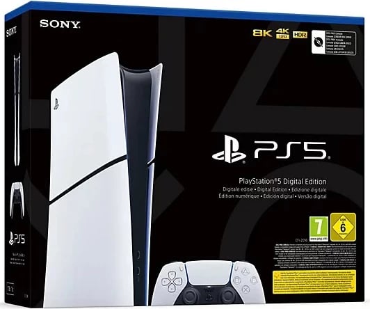 Konsolë PS5 Sony 1TB Digital Slim Bardhë