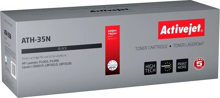 Toner zëvendësues Activejet ATH-35N për printer HP, i zi