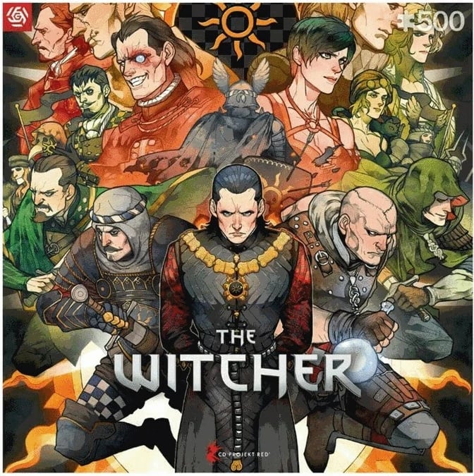 Puzzle lojërash Good Loot: The Witcher Nilfgaard, 500 copë, Shumëngjyrësh