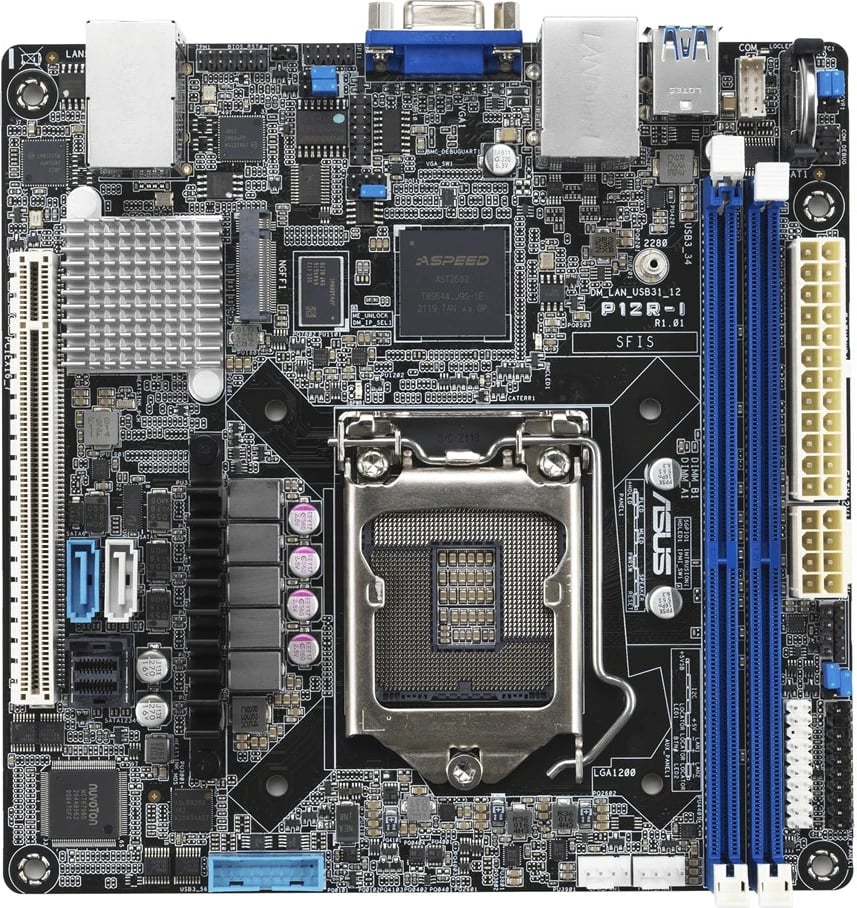 Pllakë amë ASUS P12R-I ASMB10, Intel C252, LGA 1200