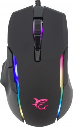 Maus Gaming White Shark GM-9009 Morholt, RGB, 7200DPI