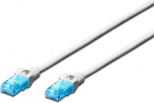 U-UTP Patch Cord 1m CAT 5e, e bardhë