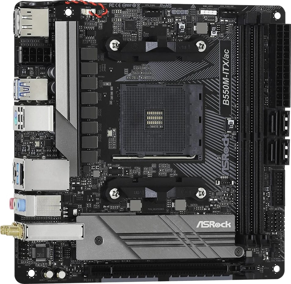 Pllakë amë Asrock B550M-ITX/ac, AMD B550 