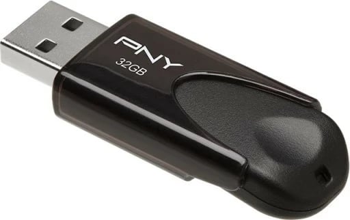 USB PNY Attaché 4 2.0, 32GB, e zezë