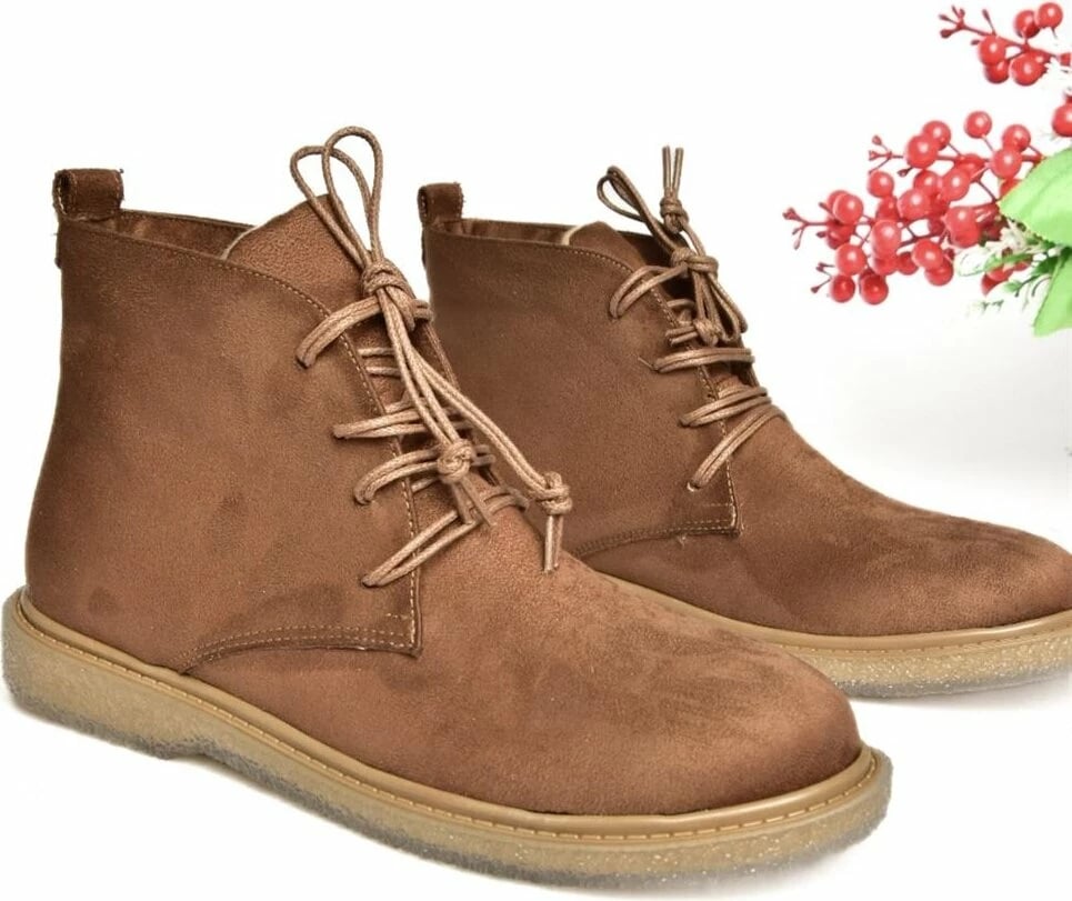 Çizme për femra Fox Shoes, ngjyrë kafe suede