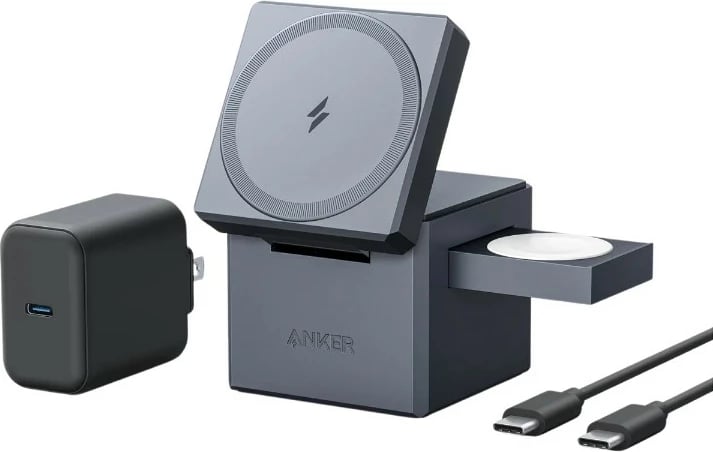 Karikues wireless Anker Y1811G11, 30W, MagSafe, iPhone 15/14/13/12, i zi