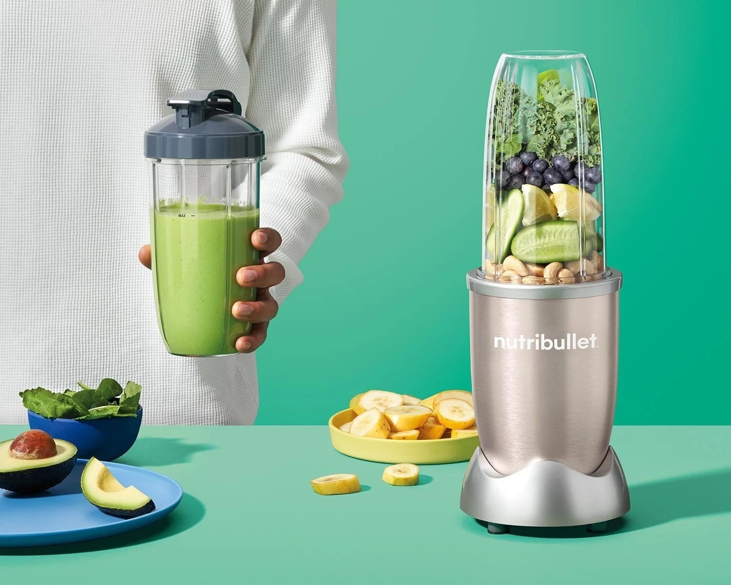 Blender Nutribullet NB907CP, 0.9 L, i kaftë