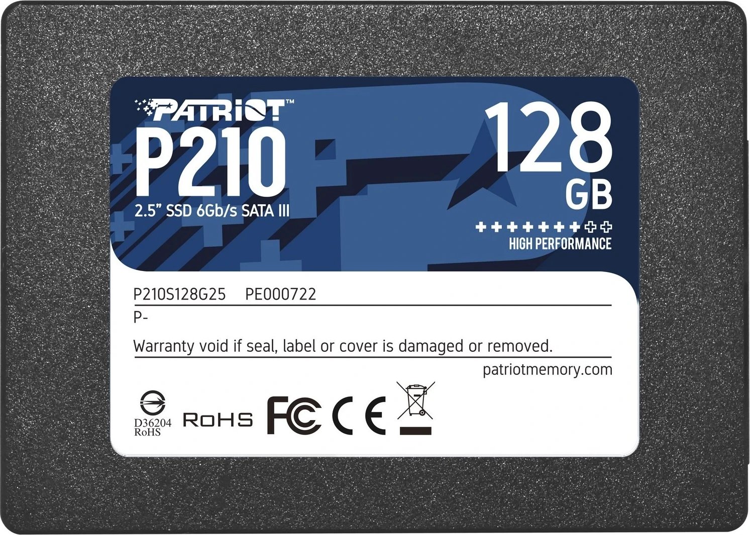 Disk Patriot P210 128GB SSD