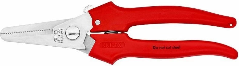 Gërshërë universale KNIPEX, 9505190, të kuqe