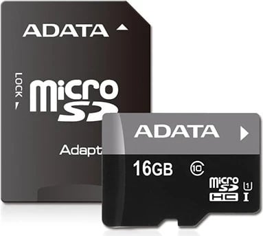Kartë Kujtese ADATA Premier microSDHC 16GB Class 10 me adapter
