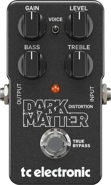 Efekt kitarë TC Electronic Dark Matter Distortion, i zi