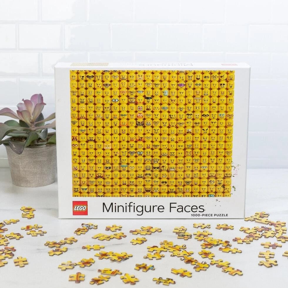 Puzzle LEGO Minifigure Faces 1000 copa