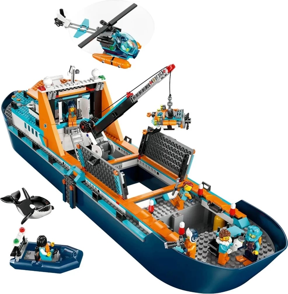 Set LEGO CITY 60368 Arctic Explorer Ship, 815 pjesë