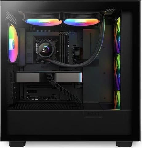 Sistemi i ftohjes për CPU NZXT Kraken 280 RGB LCD, i zi