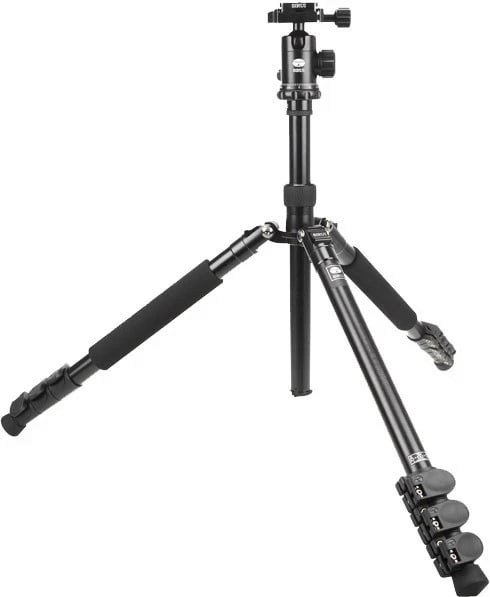 Tripod Sirui ET-1004+E-10, ngjyrë e zezë