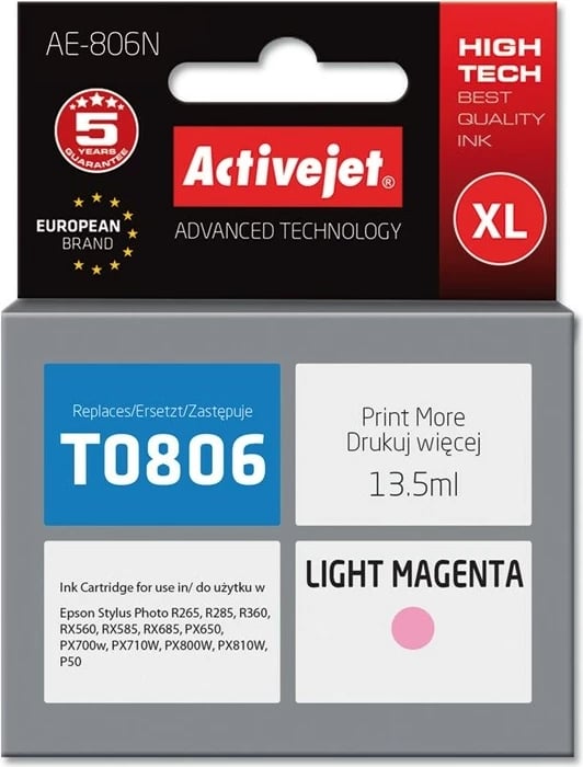 Ngjyrë zëvendësuese Activejet AE-806N për printer Epson, 13.5 ml