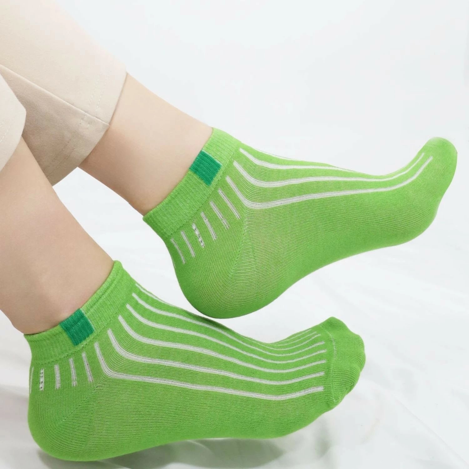 Çorape për femra Kral Socks, shumëngjyrëshe, set 8 copë