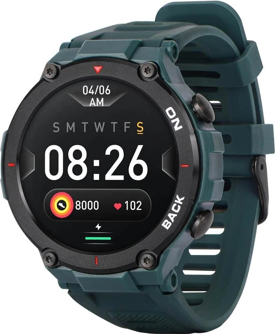 Smartwatch Garett GRS, 128 MB, 2 RAM, i gjelbër