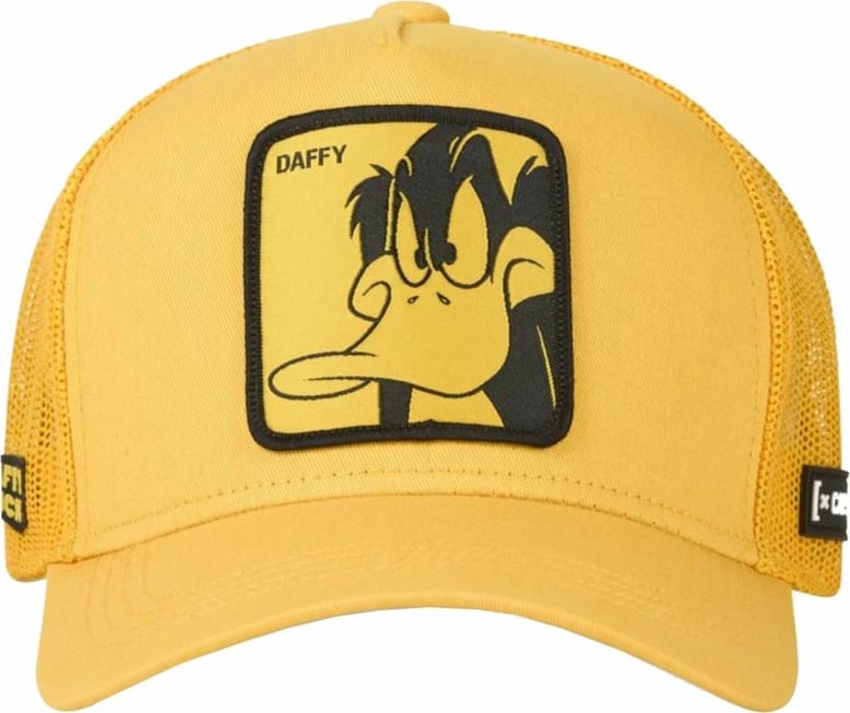 Kapelë për meshkuj Capslab me Daffy Duck, e verdhë