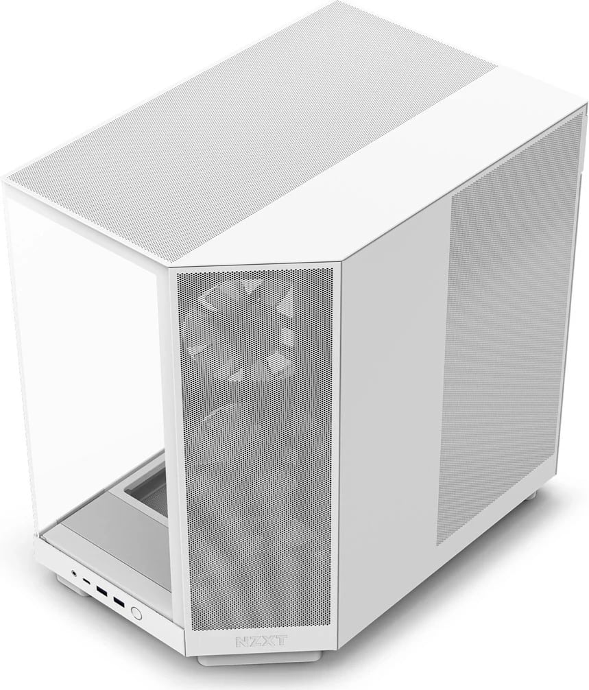 Kasë NZXT H6 Air Flow Midi Tower, e bardhë