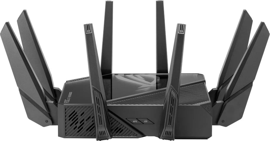 Router ASUS GT-AXE16000, 4 bërthama, 2.4 GHz, 5 GHz, 6 GHz, i zi